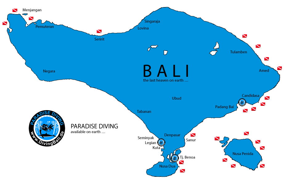 Bali Tauchkarte